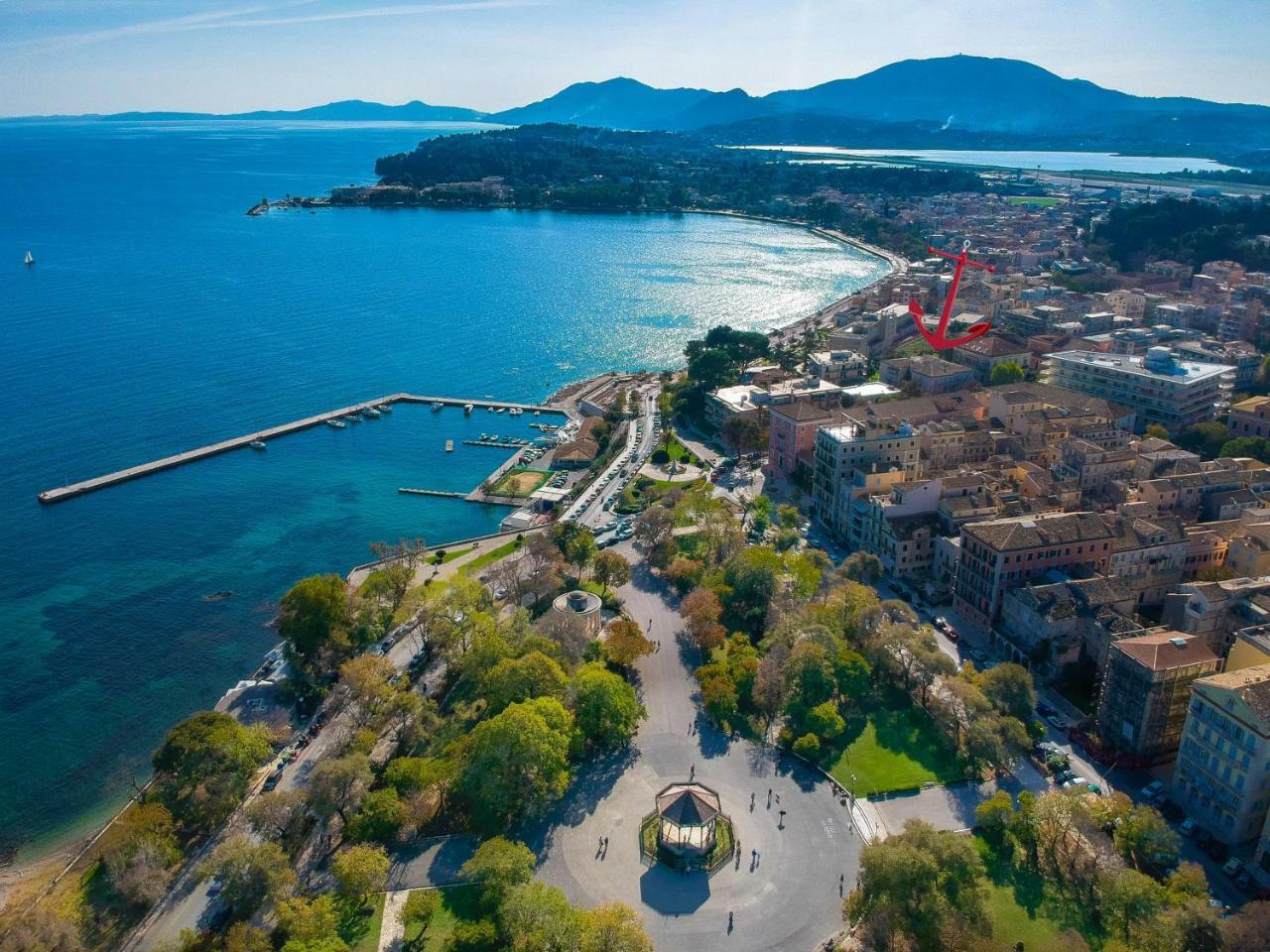 Gregos Rooftop Suite City Center W. Sea View Corfu  Exterior photo